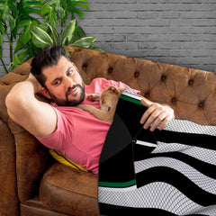 Celtic Retro - 1994 Away Shirt - Personalised Retro Fleece Blanket