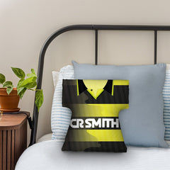 Celtic Retro - 1997 Away Shirt - Personalised Retro Shirt Cushion