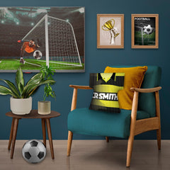 Celtic Retro - 1997 Away Shirt - Personalised Retro Shirt Cushion