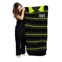 Celtic Retro - 1999 Away Shirt - Personalised Retro Beach Towel - 150cm x 75cm