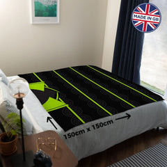 Celtic Retro - 1999 Away Shirt - Personalised Retro Fleece Blanket