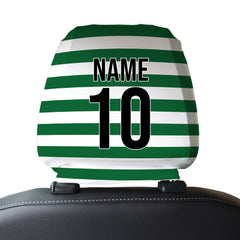 Celtic Retro 2001 Home - Retro Football Shirt - Pack of 2 - Car Seat Headrest Covers