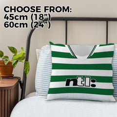Celtic Retro - 2001 Home Shirt - 45cm or 61cm Retro Cushion