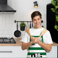 Celtic Retro - 2001 - Home Shirt - Personalised Retro Football Adults Apron