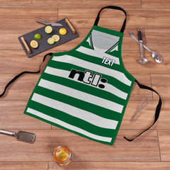 Celtic Retro - 2001 - Home Shirt - Personalised Retro Football Adults Apron