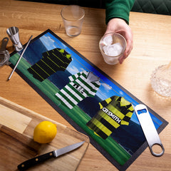 Celtic Retro Retro Hanging Football Shirts - Personalised Bar Runner