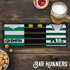 Celtic Retro Style 2 - Retro Football Shirts -  Bar Runner