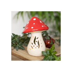 Ceramic Mushroom Tealight Candle Holder