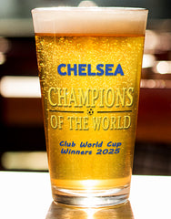 Chelsea Club World Cup Winners Pint Glass Souvenir 2025 Champions