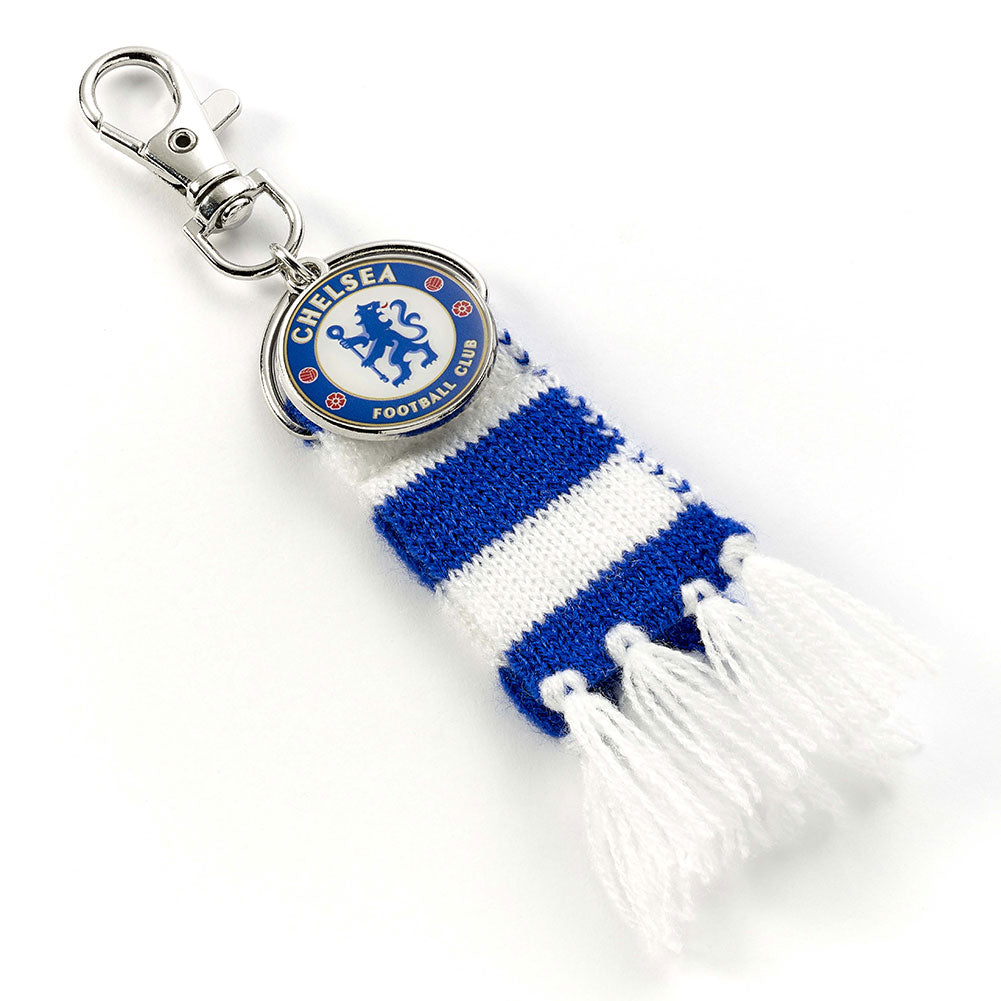 Chelsea FC Blue Bar Scarf Bag Charm