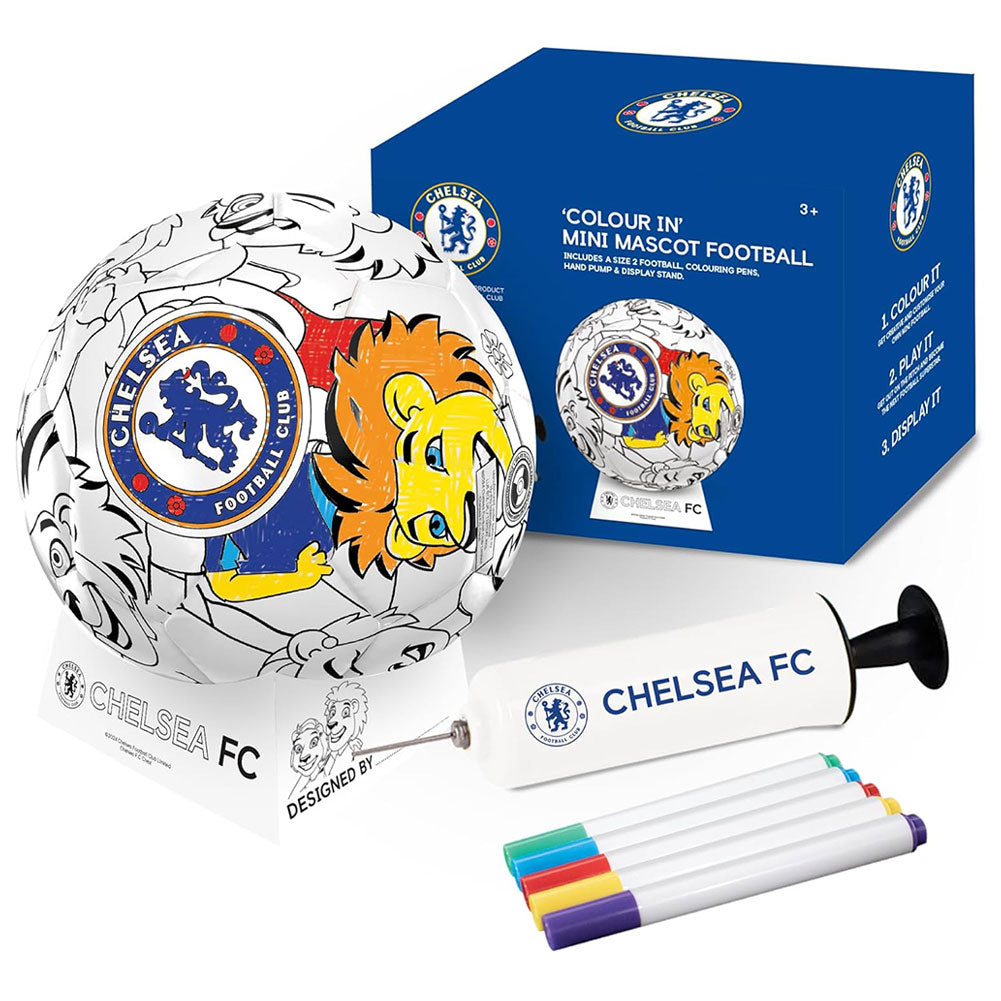 Chelsea FC 'Colour In' Mini Football Set
