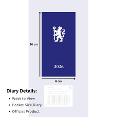Chelsea FC Slim Diary 2026