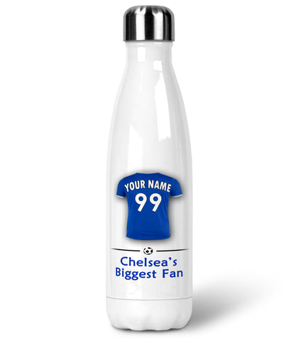 Chelsea Personalised Stainless Steel Insulated Water Bottle 500ml