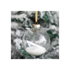 Christmas Wish Hanging Glass Bauble