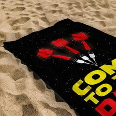 Come to the Dart Side - Darts Beach Towel - 150cm x 75cm