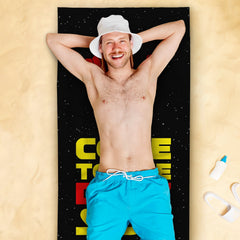Come to the Dart Side - Darts Beach Towel - 150cm x 75cm