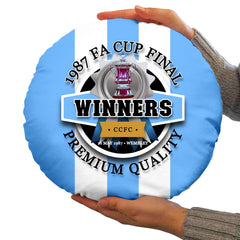 Coventry FA Cup - Football Legends - Circle Cushion 14inch