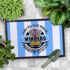 Coventry FA Cup   - Football Legends - Door Mat -60cm X 40cm