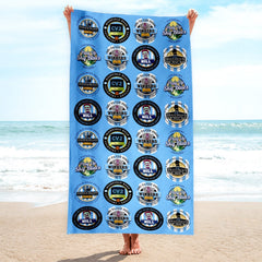 Coventry - Football Legends - Microfibre Beach Towel - 150cm x 75cm