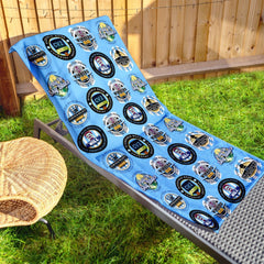 Coventry - Football Legends - Microfibre Beach Towel - 150cm x 75cm