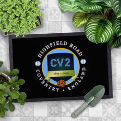 Coventry Highfield  - Football Legends - Door Mat -60cm X 40cm