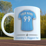 Coventry Mug Personalised Custom Made Football Supporters Cup