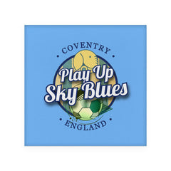 Coventry Play Up - Football Coaster - Square Or Circle