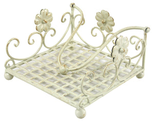 Cream Daisy Napkin Holder