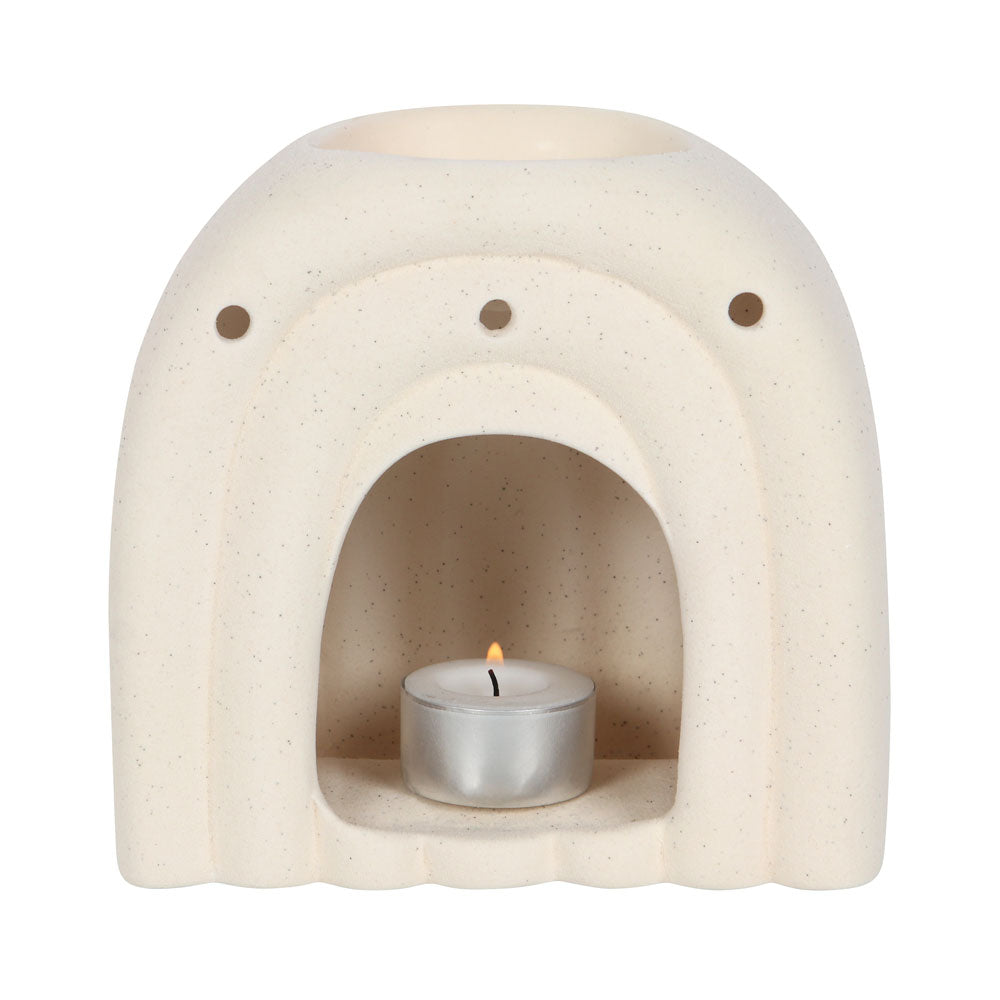 Cream Speckle Arch Oil Burner