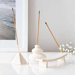Cream Speckle Incense Ash Catcher