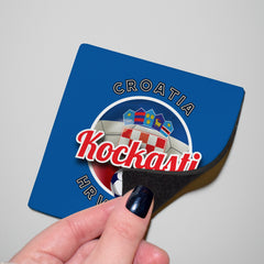 Croatia Kockasti - Coaster - Circle or Square