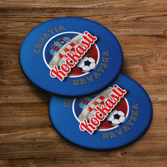 Croatia Kockasti - Coaster - Circle or Square