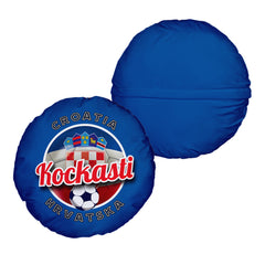 Croatia Kockasti  - Legend Collection - Circle Cushion 14inch