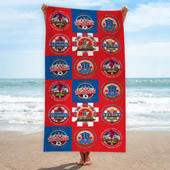 Croatia - Legend Collection - Beach Towel