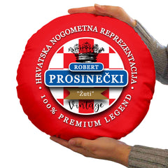 Croatia Prosinecki  - Legend Collection - Circle Cushion 14inch