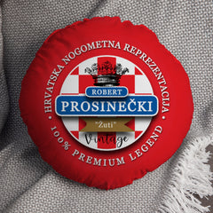 Croatia Prosinecki  - Legend Collection - Circle Cushion 14inch