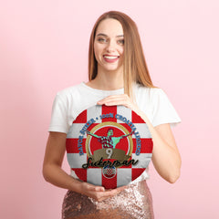Croatia Sukerman  - Legend Collection - Circle Cushion 14inch