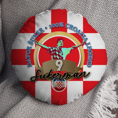 Croatia Sukerman  - Legend Collection - Circle Cushion 14inch
