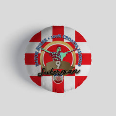 Croatia Sukerman  - Legend Collection - Circle Cushion 14inch