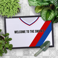 Crystal-Palace 1978 Home Shirt - Personalised Retro Door Mat - 60cm x 40cm