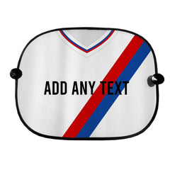 Crystal-Palace 1978 Home Shirt - Personalised Retro Football Car Sun Shade - Set of 2