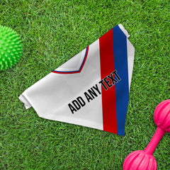 Crystal-Palace 1991 Away Retro Shirt - Personalised Pet Bandana - 4 Sizes