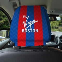 Crystal-Palace 1991 Home - Retro Football Shirt - Pack of 2 - Car Seat Headrest Covers