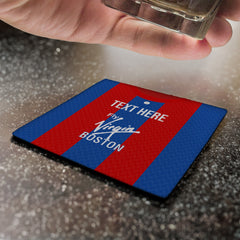 Crystal-Palace 1991 Home Shirt - Personalised Drink Coaster - Square Or Circle