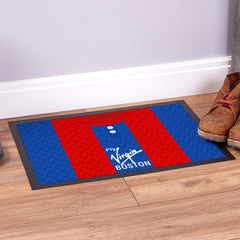 Crystal-Palace 1991 Home Shirt - Personalised Retro Door Mat - 60cm x 40cm