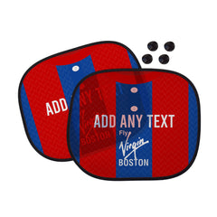 Crystal-Palace 1991 Home Shirt - Personalised Retro Football Car Sun Shade - Set of 2
