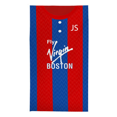Crystal-Palace -1991 HOME Shirt - Personalised Retro Lightweight, Microfibre Beach Towel - 150cm x 75cm