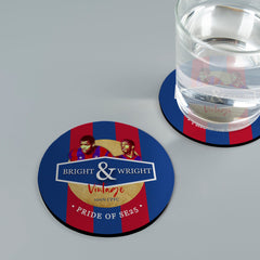 Crystal-Palace Bright Wright - Football Coaster - Square Or Circle