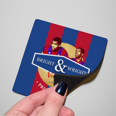 Crystal-Palace Bright Wright - Football Coaster - Square Or Circle
