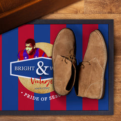 Crystal-Palace Bright Wright   - Football Legends - Door Mat -60cm X 40cm